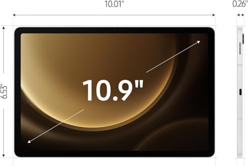 Samsung Galaxy Tab S9 FE (SM-X510) W/S Pen, 256GB 8GB RAM, WiFi apenas, GSM desbloqueado de fábrica,