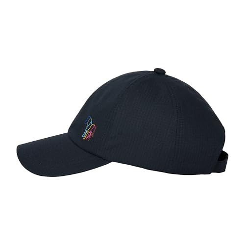 Paul Smith Boné masculino Ps de zebra larga, Azul-marinho muito escuro, Tamanho nica