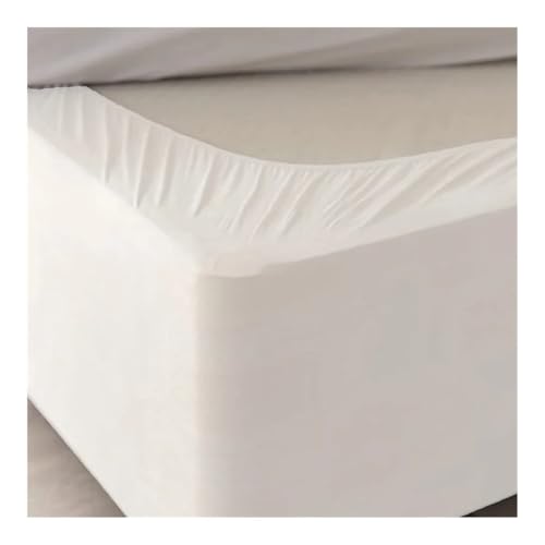 UIJIQX Canapé con falda, falda, de ante sintético de lujo con tres lados de tela y banda elástica, fácil de instalar (negro, cama individual, 120 x 200 x 48 cm)