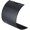 ALLPOWERS SF100 100W Flexible Solar Panel, Ultra-Thin 3mm Bendable Monocrystalline Solar Charger, 25% Efficiency IP68 Waterproof for RV Roof, Camping, Marine Use
