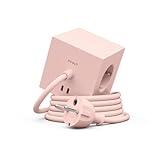 Format cube compact et pratique - Un design compact qui évite les multiprises encombrantes et les prises bloquées – idéal pour bureau, salon ou table de chevet.