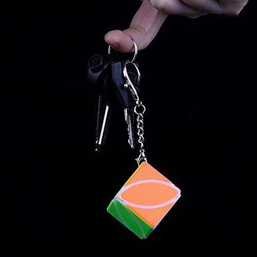 Yealvin Mini Keychain 2x2 Ivy Magic Cube Mini Keyring Ivy Cube Puzzle Toys Brain Teasers - Image 3