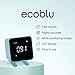 Ecosense EB100 EcoBlu, Home Radon Detector, Capture & Display Results Every 10 Minutes, Short & Long-Term Continuous Monitoring, Easy to Use