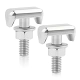 2PCS T-Shaped Battery Terminal Bolts,Automotive Replacement Battery Terminals & Ends Bolt OEM#61128373946,Battery Terminal T Bolt Compatible with BMW Chevrolet GMC Volkswagen