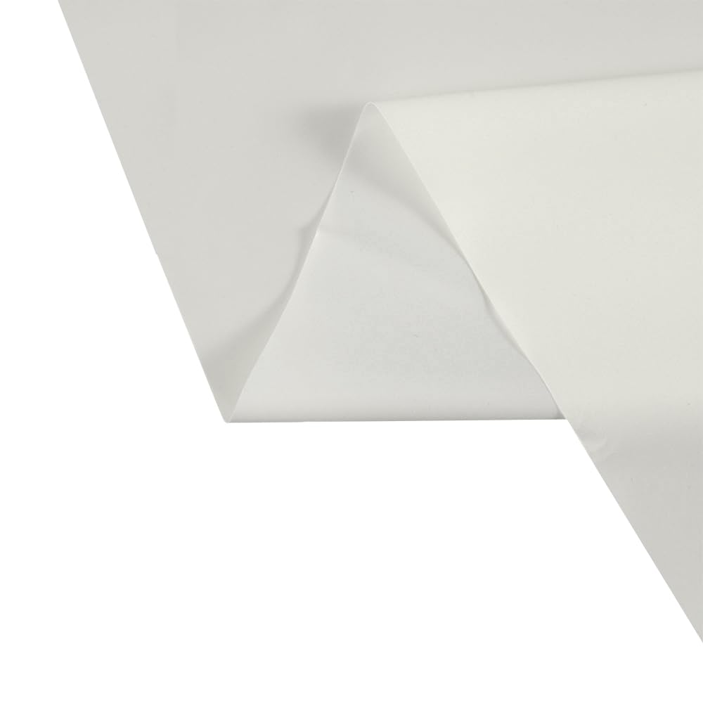 19.7 inch Wide White Reflective Fabric Safty Strip Synthetic Sewing Textile DIY Sew On Material for Garments 0.5Mx1M