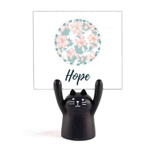 Support de peinture chat noir Curaçao pour décorer le bureau
