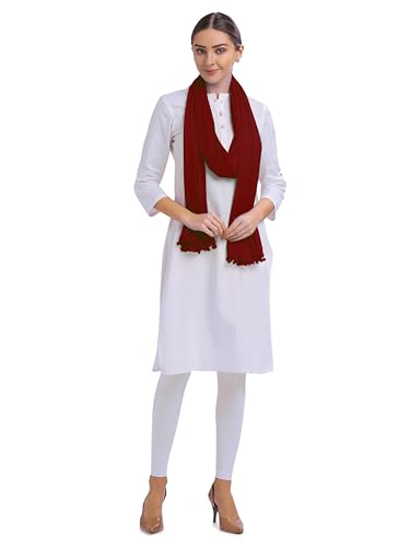 Image of Morrio Chiffon Solid Dupatta For Women