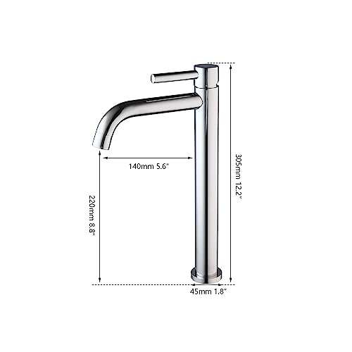 Mitigeur de lavabo blanc et chrome pour salle de bain moderne