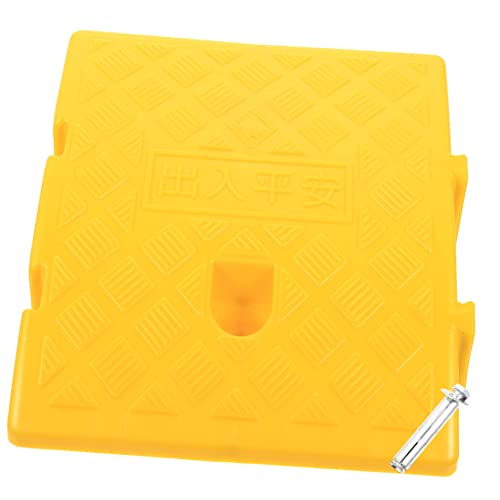 minkissy Tapete de rampa triangular de pendiente 1 pieza rampa de plástico para uso exterior para autos y motocicletas adecuado para entradas y puertas miniatura 1