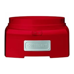 Cuisinart Ice Cream Maker Machine, 1.5 Quart Double Insulated Machine, Sorbet and Frozen Yogurt Maker, Ready in 20 Minutes, ICE-21RP1, Red