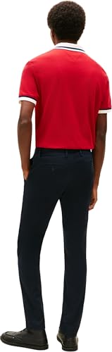 Tommy Hilfiger Herren Hose Core Bleecker 1985 Pima Cotton Chino, Blau (Desert Sky), 36W/36L – Ansicht 2