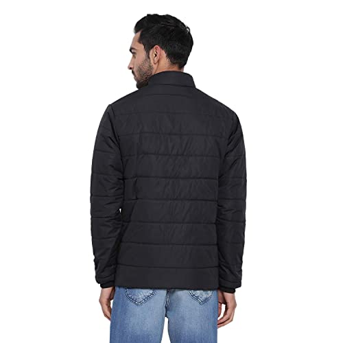 Image of PERFKT-U Winter Zipepr Standard Length Polyester Puffer Jacket For Men
