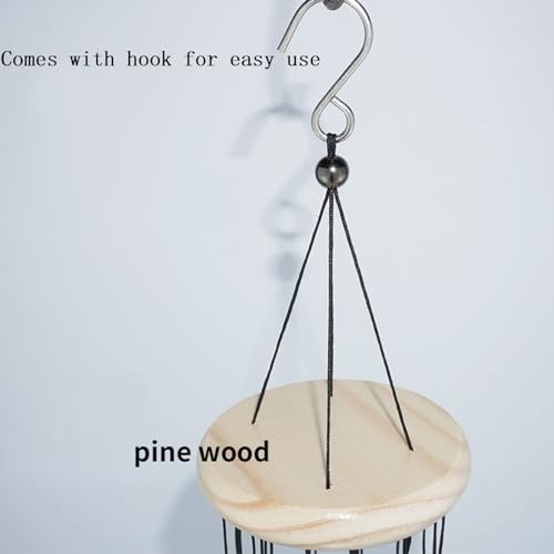 Windspiele für Draußen Hängend,Chimes Metall Wind,Alu-Röhren Windspiel,Draußen Windspiele,Chimes Klangspiel,Metall Windspiel Anhänger,Windspiel Rohr für Draußen Heimdekoration Garten TerrasseGeschenke