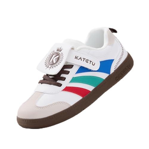 KATETU Kids Sneakers for Boys Girls,Lightweight Kids Tennis Shoes with Non Slip Sole,Durable Athletic Shoes for Little Kid Big Kid School Sports