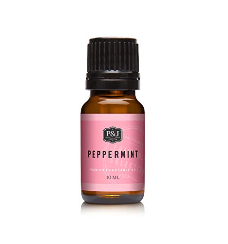 P&J Trading Fragrance Oil for Diffusers for Home - Peppermint 10ml Fragrance Scents for Candle Making - Soap Making Supplies & Car Diffuser Scents