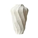 Linmeas-753 Jarrón Decorativo para el hogar, Ideal como florero for la Entrada y el Comedor. Jarrón de Flores(Grande)