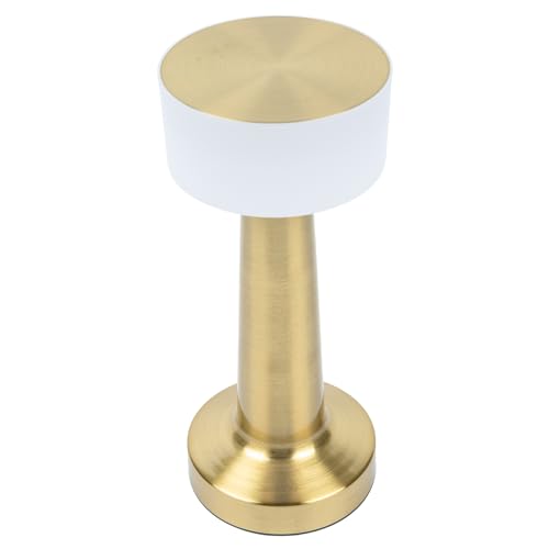 Image of Premium Rechargeable LED Table Lamp for Bedroom & Living Room - Touch Control | 3 Color Modes | Dimmable Brightness | Metal Body | Portable Wireless Bedside Light | Office & Home Decor