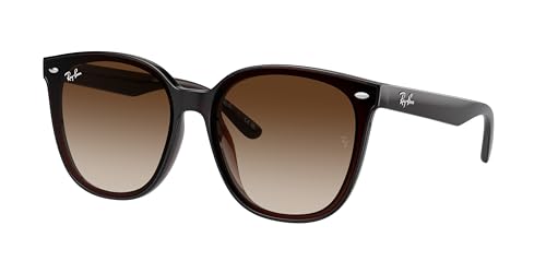 Ray-Ban RB4423D Sunglasses Bundle: RB 4423D 714/13 Transparent Brown Gradient Bro and Universal Anti-slip Silicone Leash