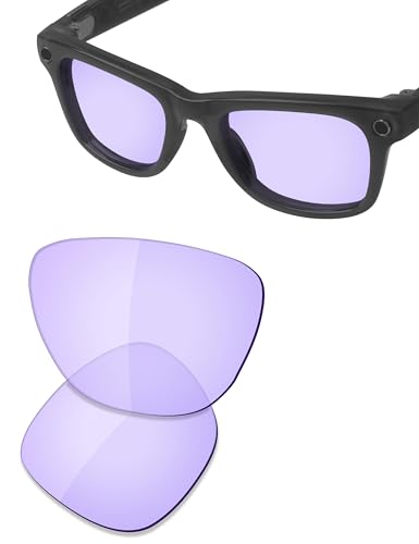 Image of SAUCER Premium Replacement Lenses Compatible with Ray-Ban Meta Wayfarer (Gen 2) RW4012 53mm | RW4008 53mm Smart Sunglasses