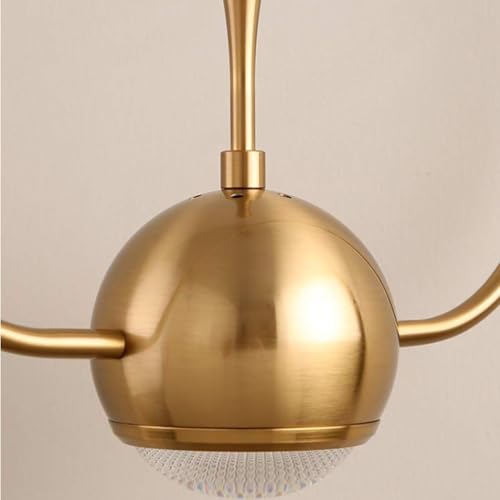 Lustre géométrique LED 5W et suspension acrylique réglable pour salon et chambre