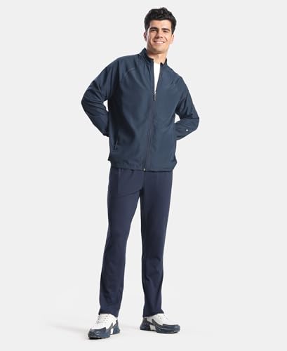 Image of Jockey MV40 Men Microfiber Water Resistant Convertible Active Wear Hoodie Jacket