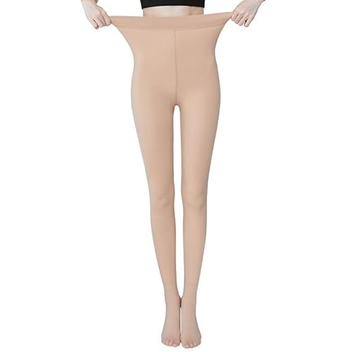 SKXZK Thermo Leggins Damen Gefütterte High Waist thermische dehnbar Leggings Hose Dicke Warme Leggings Damen Geeignet für 45-90 kg Cover