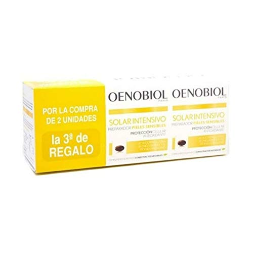 Oenobiol Triplo Solaire Intensif Nutriprotec, 90 Cap, Pack de 1