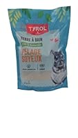 Tyrol | Chinchilla Sand und Hamster Sandbad| Einstreu für Hamster und kleine Nagetiere| Mineralerde für seidiges Fell| Hält das Fell der Chinchilla sauber| Hygiene & Wohlbefinden für Nagetiere| 3 Kg