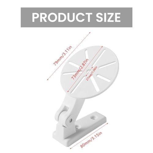 Image of ZORBES 1 Set CCTV Camera Wall & Ceiling Mounting, Strong Adhesive Wall Camera Mount, Security Bracket Universal Mount Holder for Indoor & Outdoor Use,No Drill Installation