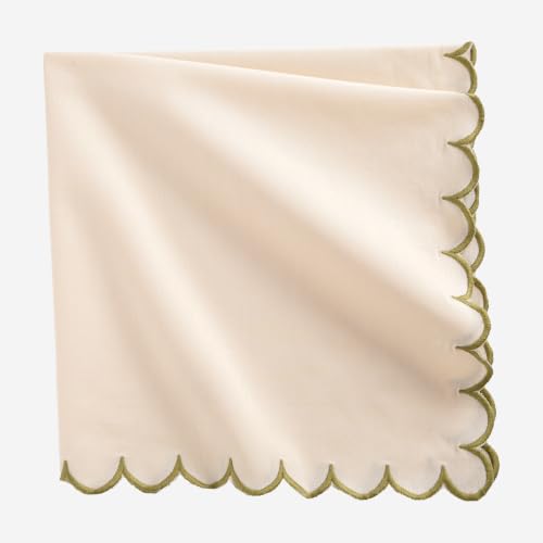Image of FINGERCRAFT Premium Cloth Napkins Set of 6 | 20x20 Inches | 100% Cotton