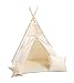 Sówka | Tenda Teepee per ragazze e ragazzi | Set di 5 accessori per casetta da gioco portatile per bambini | Regalo per bambini | Nebbia
