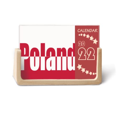 Calendrier de bureau 2022 Pologne : le cadeau Art déco idéal