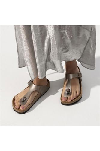 Image of Birkenstock Women's Open-Back Gizeh Antq Lace Bflr