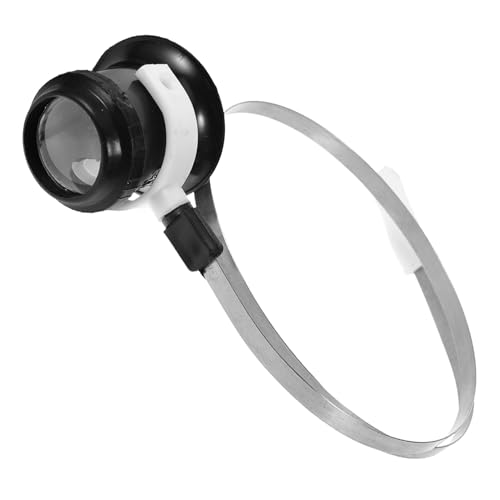 KALLORY -in-one Watch Repair Magnifier Loupe Headband 5X Magnification for Jewelers and Watchmakers