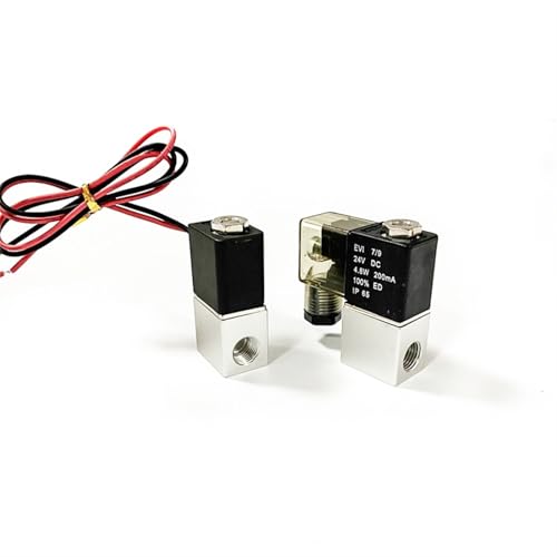 Électrovanne pour automatisme pneumatique 1/4 220V normalement fermée - 2