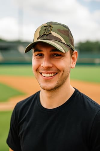 Gorra clásica Detroit Baseball camuflaje naranja miniatura 3