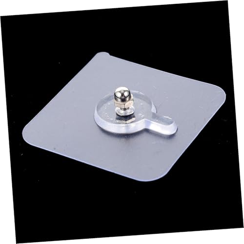 Image of Invisible Traceless Screw Stickers 12Pcs No Punch Picture Hanging Kit for Photo Frames Drywall and Hard Walls Easy Install Non-Trace Hooks