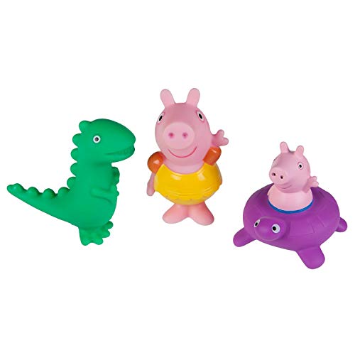 Peppa Pig Bath Squirters - Peppa Pig, George and Dinosaur Set