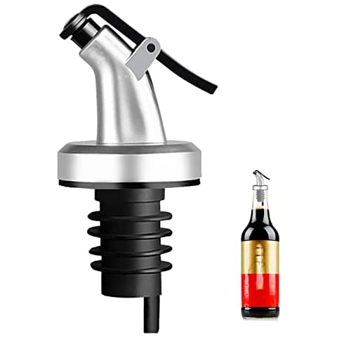 Eastuy Oil Bottle Spout,Leak Proof Nozzle Classic Oil Spouts for Bottles | Olive Oil Bottle Dispenser for Olive Oil, Wine, Vinegar, and Soy Sauce Cover