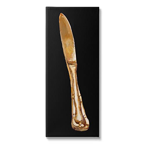 Gleaming Silverware Kitchen, 13 x 30 Inch Canvas Wall Art