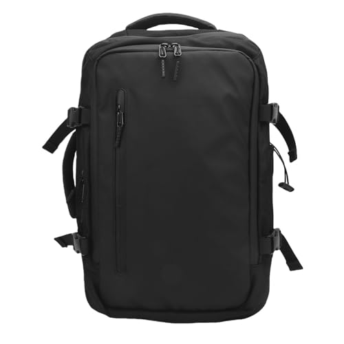Spacnana Mochila Al Vacío de Tela Oxford, Compañera de Viaje Ligera, Mochila de Gran Capacidad con Puerto de Carga USB para Aventuras y Negocios