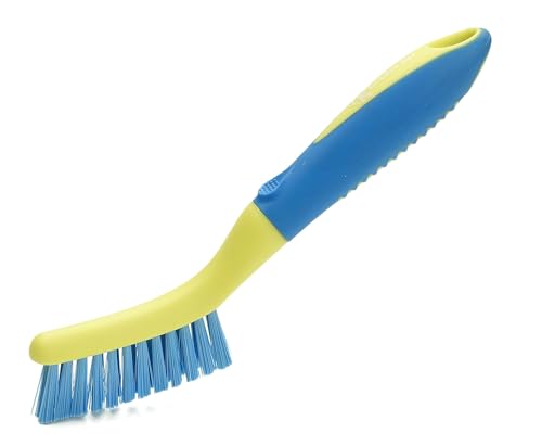 Image of Scrub Brush Set for Bathroom Kitchen Bathtub Toilet Deep Cleaning Brush Tools All Purpose Cleaner Sponge Scrubbing Brushes with Ergonomic Handle, 4-Piece