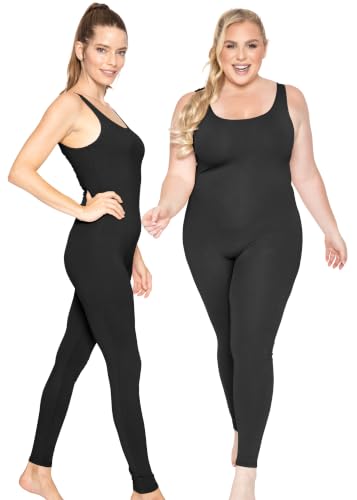 Image of STRETCH IS COMFORT Teamwear Women's Regular and Plus Size Cotton Tank Unitard