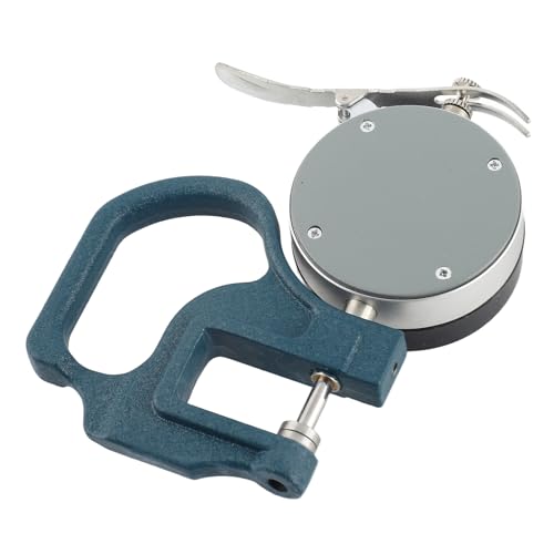 Mingzhe Herramienta Digital de Medición de Espesor de Alta Precisión para Cuero y Papel, Rango 0-12.7mm con Precisión de 0.01mm, Pantalla LCD miniatura 4
