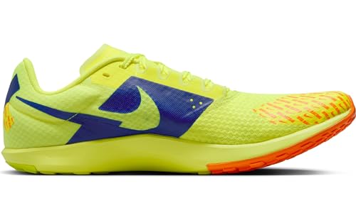 Nike Tênis de corrida Rival Waffle 6 Road and Cross-Country (DX7998-701, Volt/Laranja total/Laranja