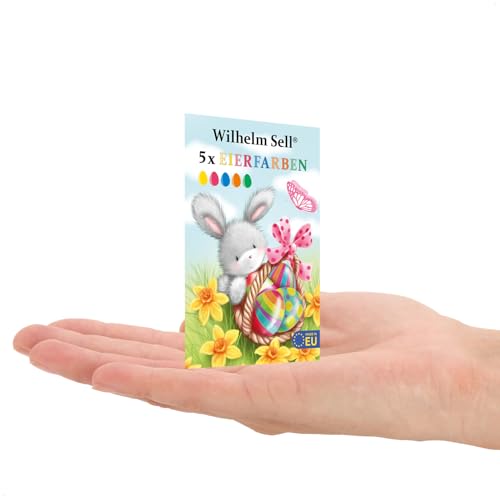 Wilhelm Sell® 15X Polvere Colorante Per Uova Di Pasqua - Perfetta Per Colorare E Dipingere Le Uova Di Pasqua - Adatta Per Uova Bianche E Marroni - Coloranti Per Uova Di Pasqua (Colorato) - 5