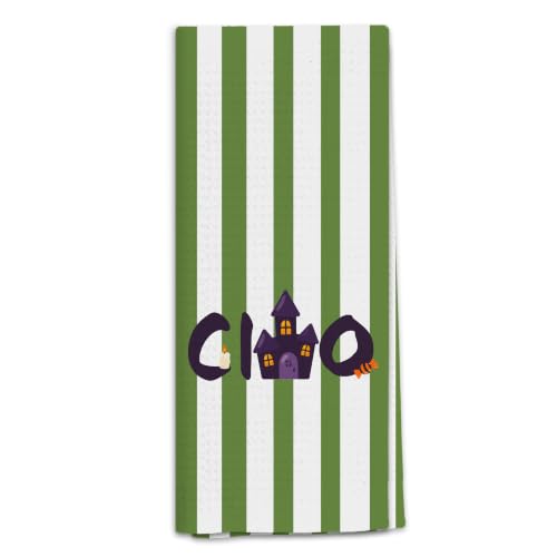 QGFM Halloween Castle Italian Kitchen Towels 16x24 Inch