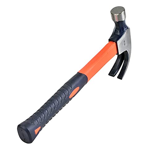 Kosma Claw Hammer 16oz with Drop Forged Head and Fiberglass Handle, DIY Industrial Tools - Image 4