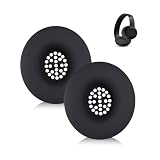 Aiivioll Solo4 - Copriauricolari in silicone per Beats Solo 4, lavabile, per cuffie On-Ear Solo4 Wireless On-Ear, accessori protettivi, antigraffio, colore: nero