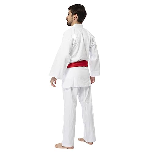 Haganah 13164 Kimono Haganah Karate Reforçado Branco Adulto Hkk